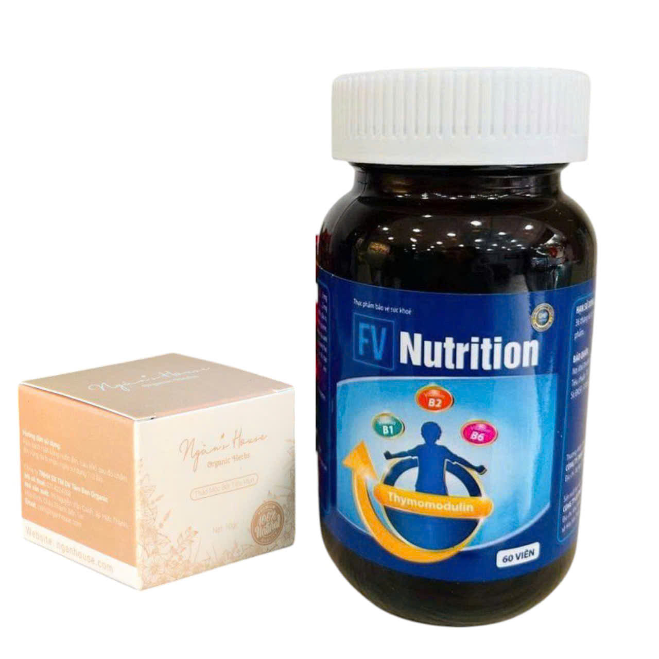 Combo uống bôi Trị mụn tận gốc Ngân House